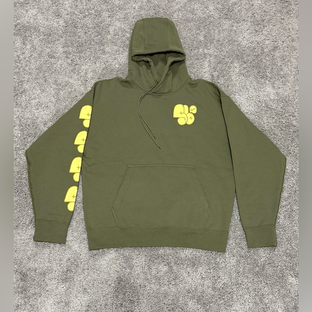 NIKE SB PULLOVER FLEECE HOODIE OLIVE GREEN MENS SIZE MEDIUM